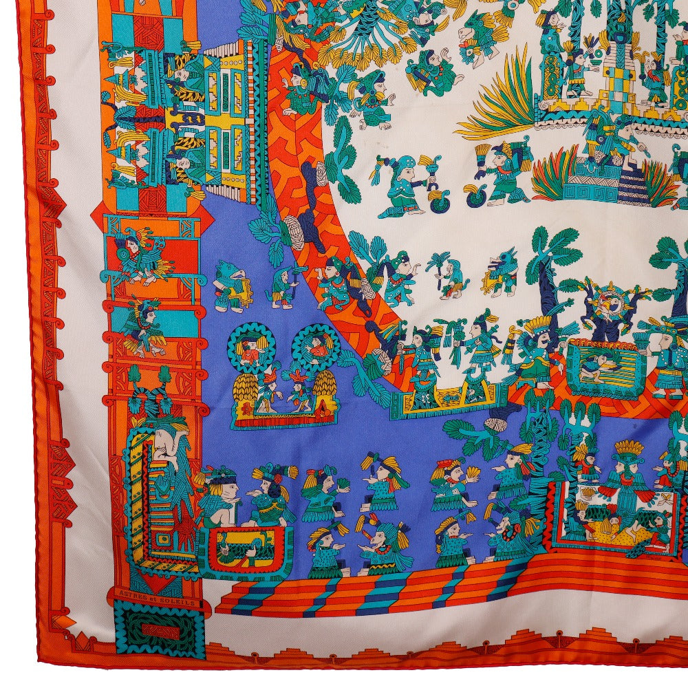 Hermes Silk Scarf Astres et Soleils