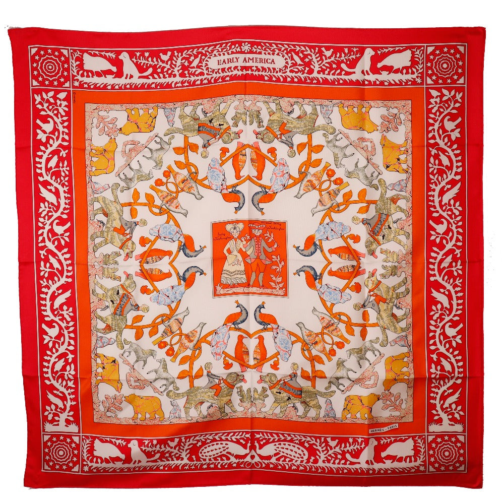 Hermes Silk Scarf Carré 90