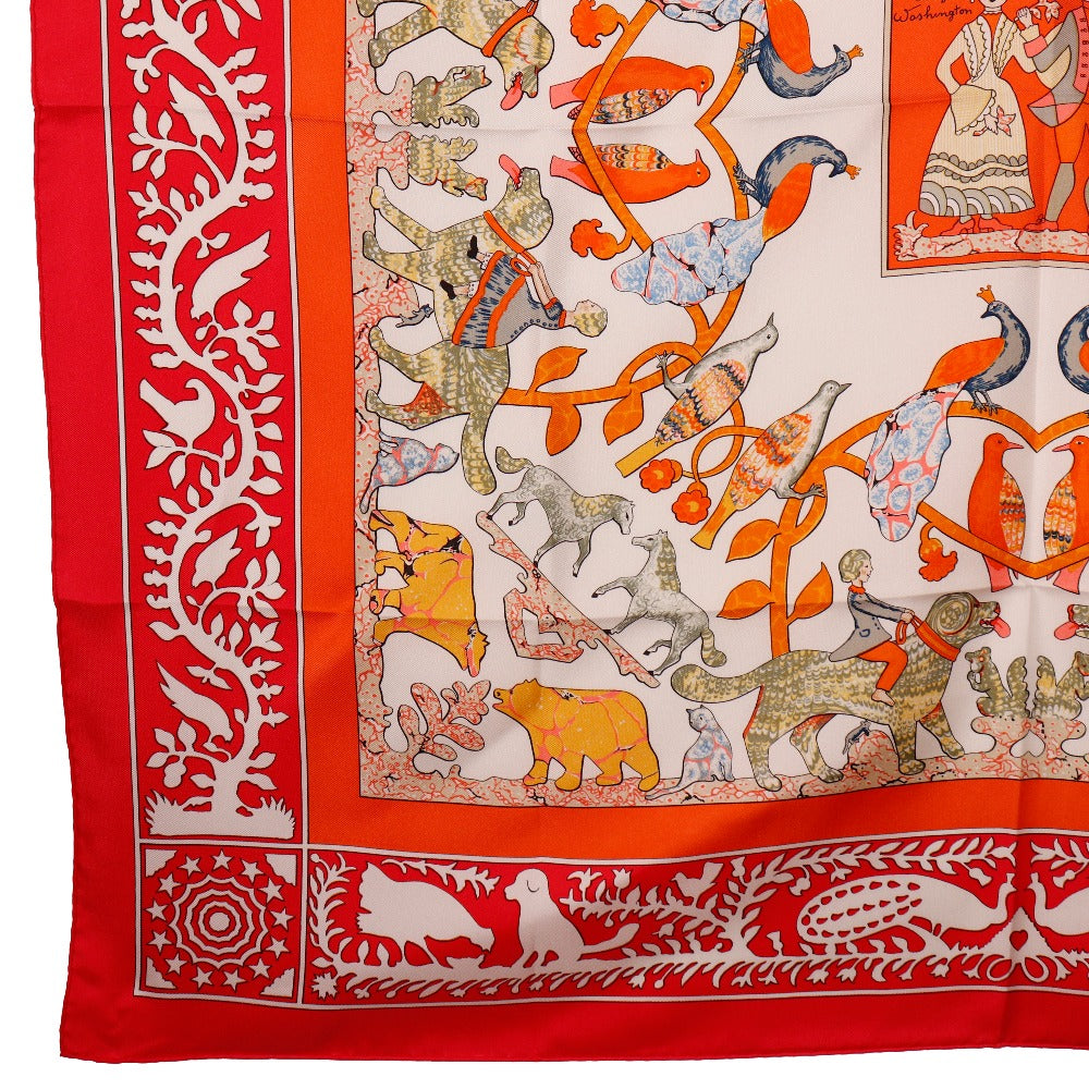 Hermes Silk Scarf Carré 90