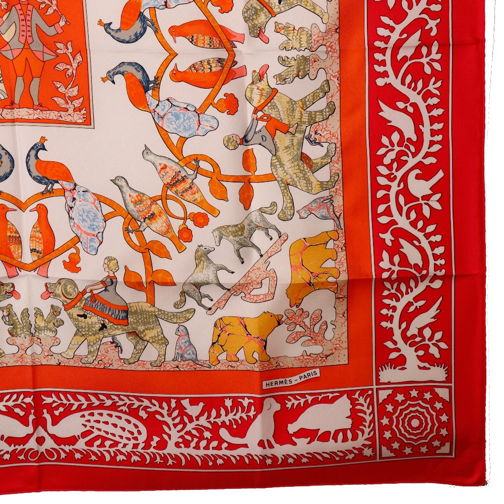 Hermes Silk Scarf Carré 90