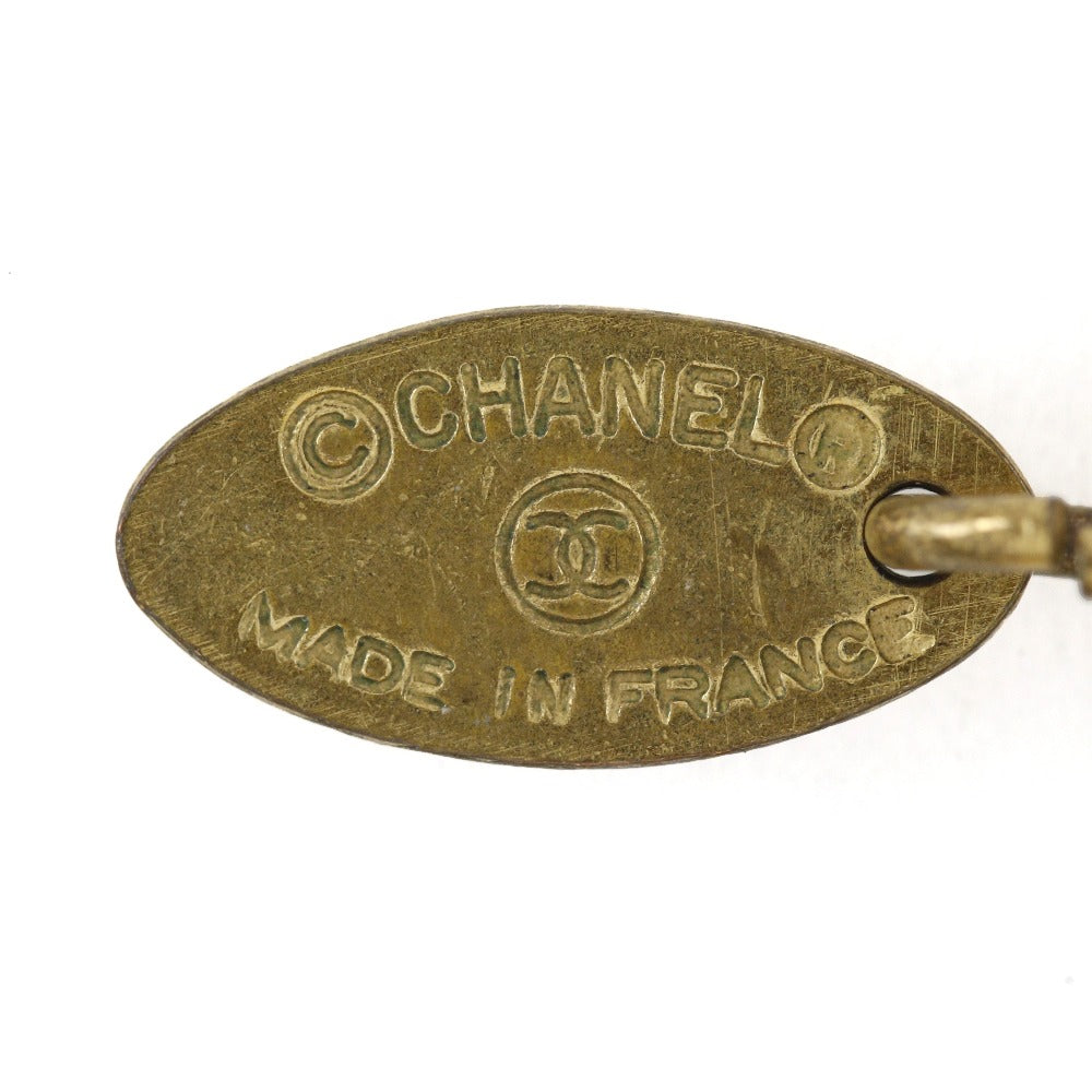 Chanel Gold Plated Keychain Charm