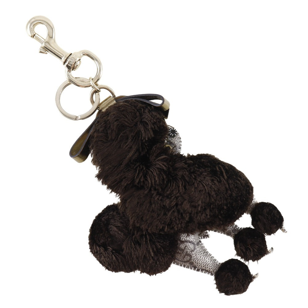 Gucci Poodle Keychain Bag Charm  Canvas Key Holder in Good condition