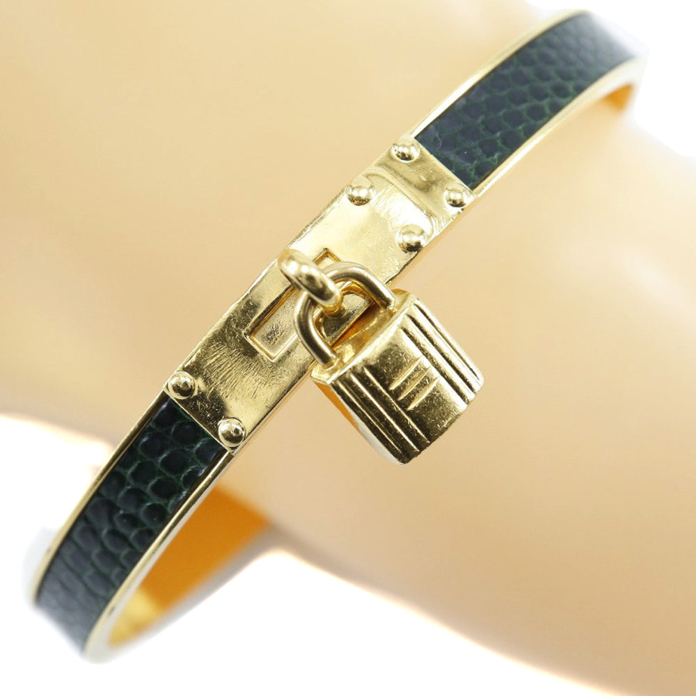 Hermes Gold Plated Kelly Bangle