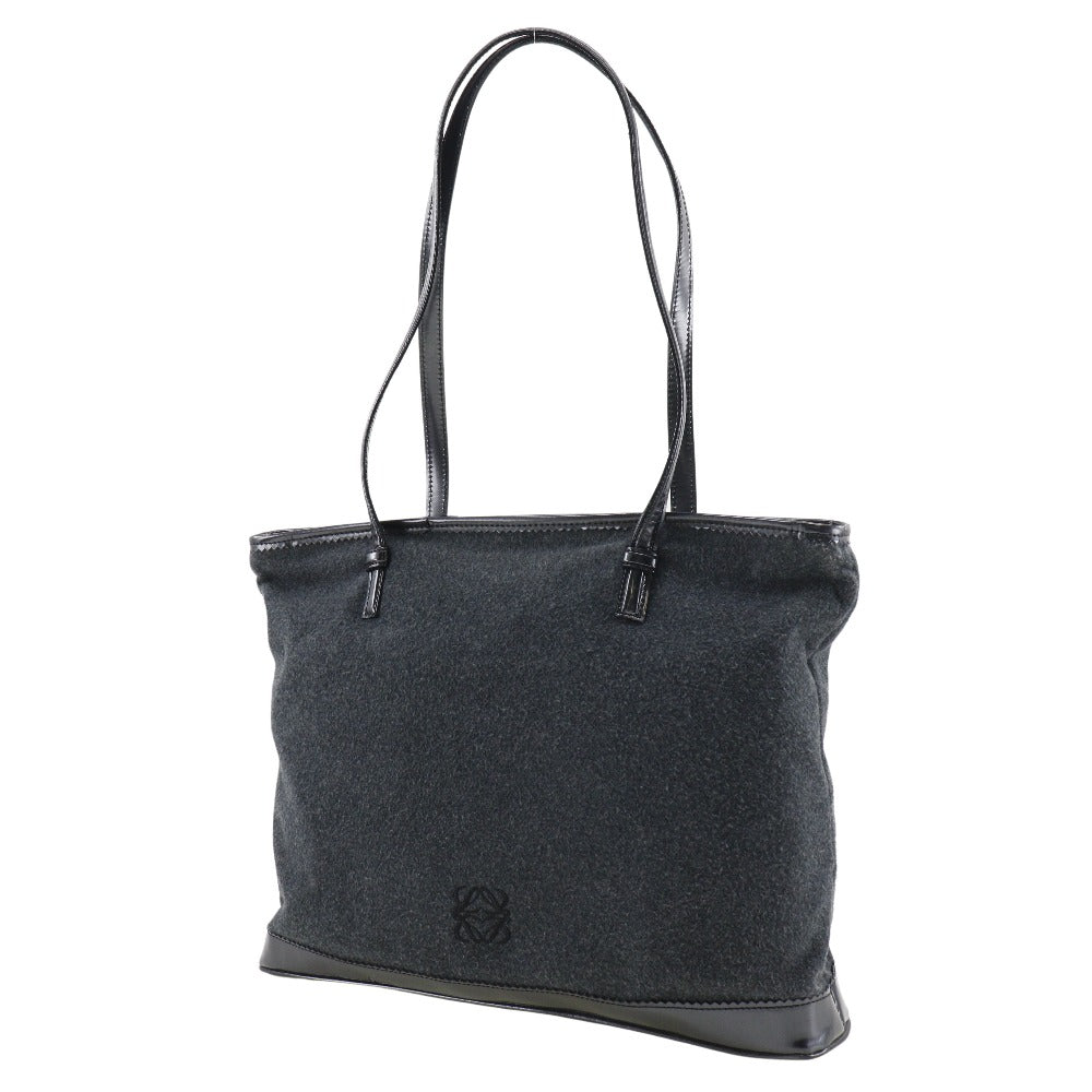 Loewe Anagram Felt Tote Bag Grey