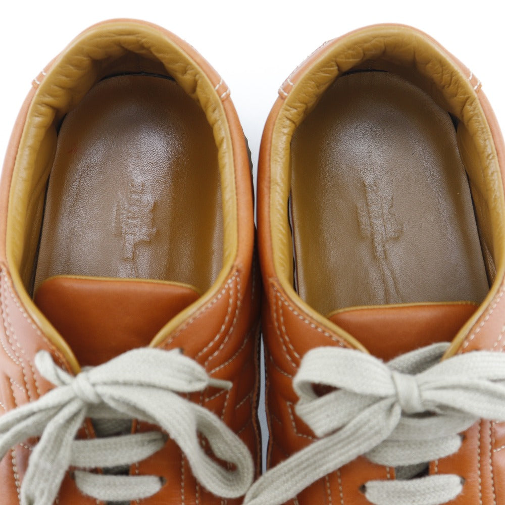 Hermes Quick Leather Sneakers Camel