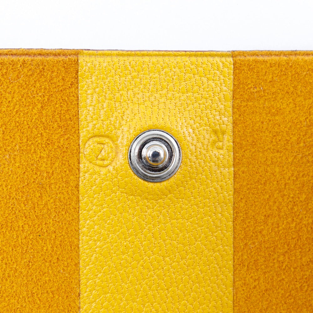 Hermes Chevre Notebook Cover Yellow