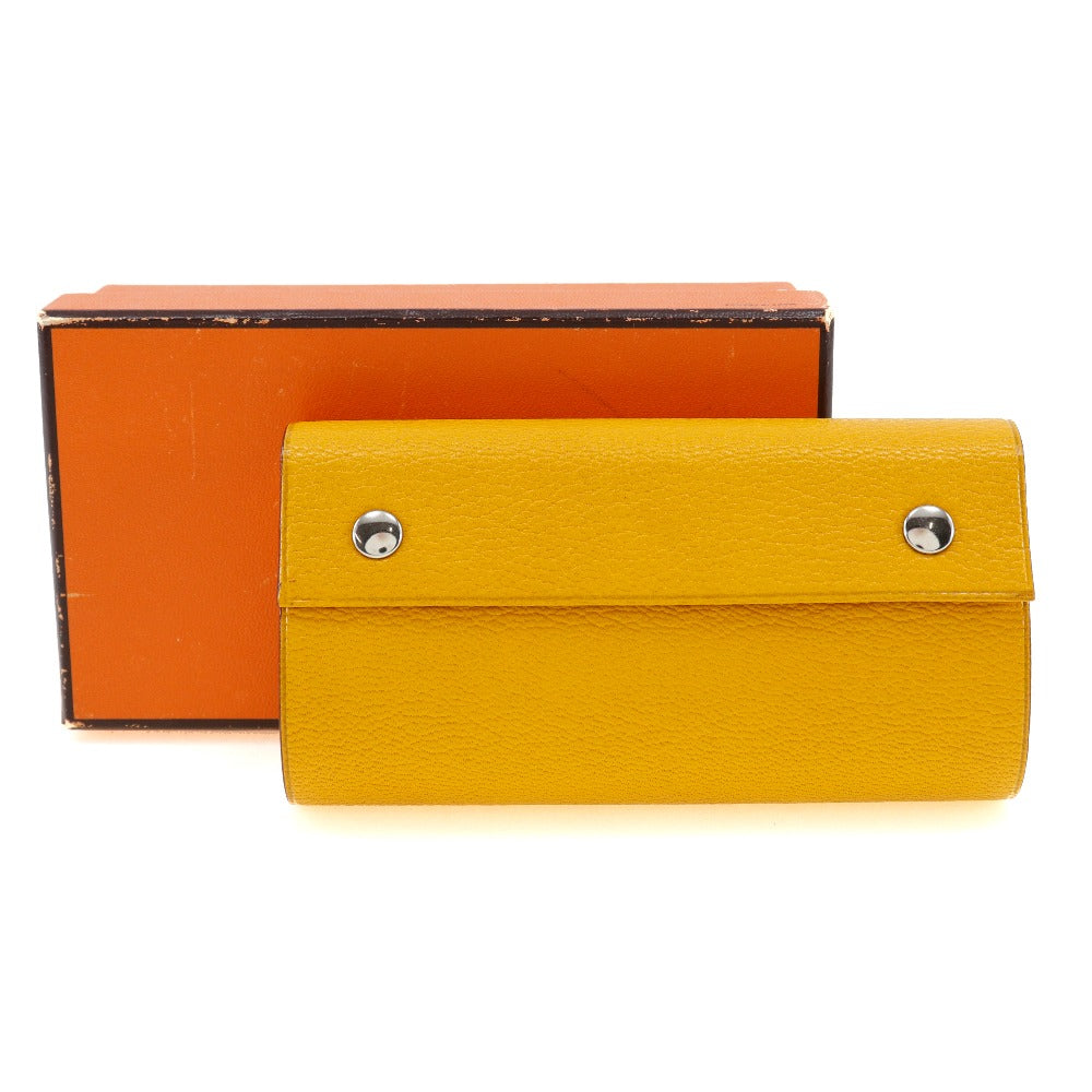 Hermes Chevre Notebook Cover Yellow