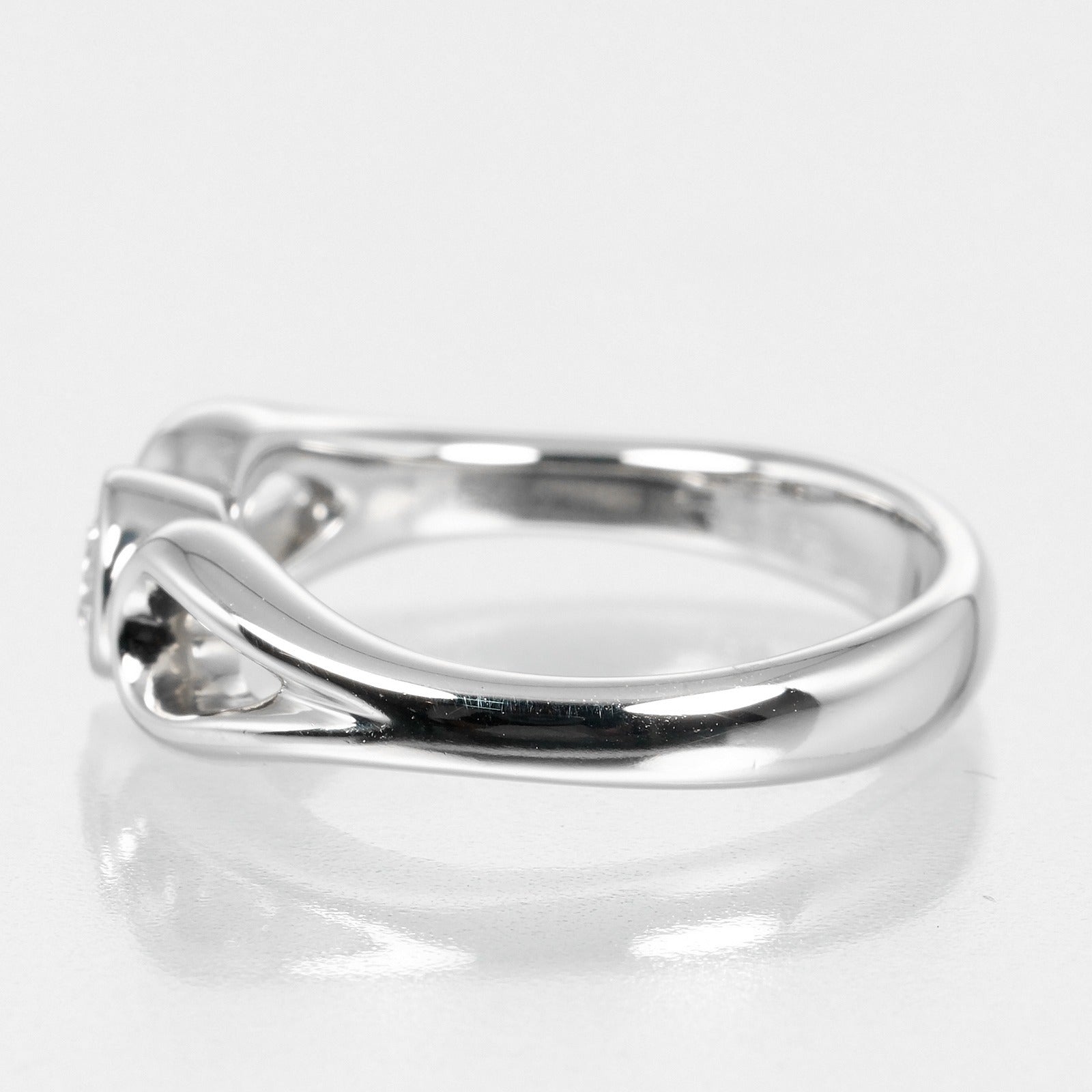 Tiffany & Co Double Teardrop Ring Pt950 Platinum Diamond