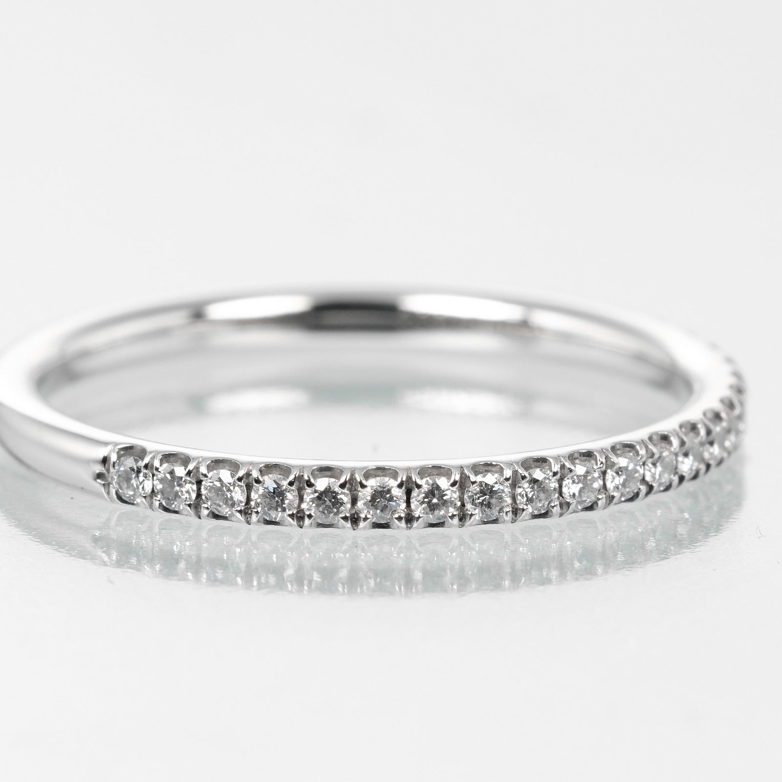 Harry Winston Micro Pave Band Ring Pt950 Diamond