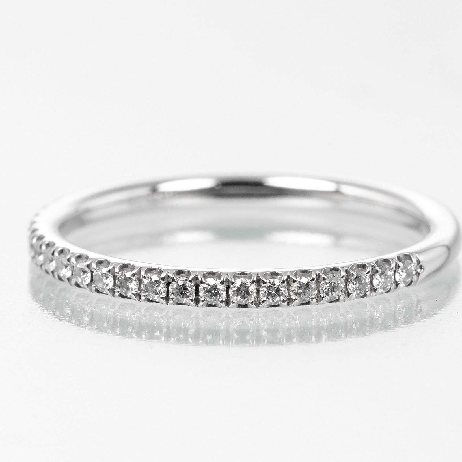 Harry Winston Micro Pave Band Ring Pt950 Diamond