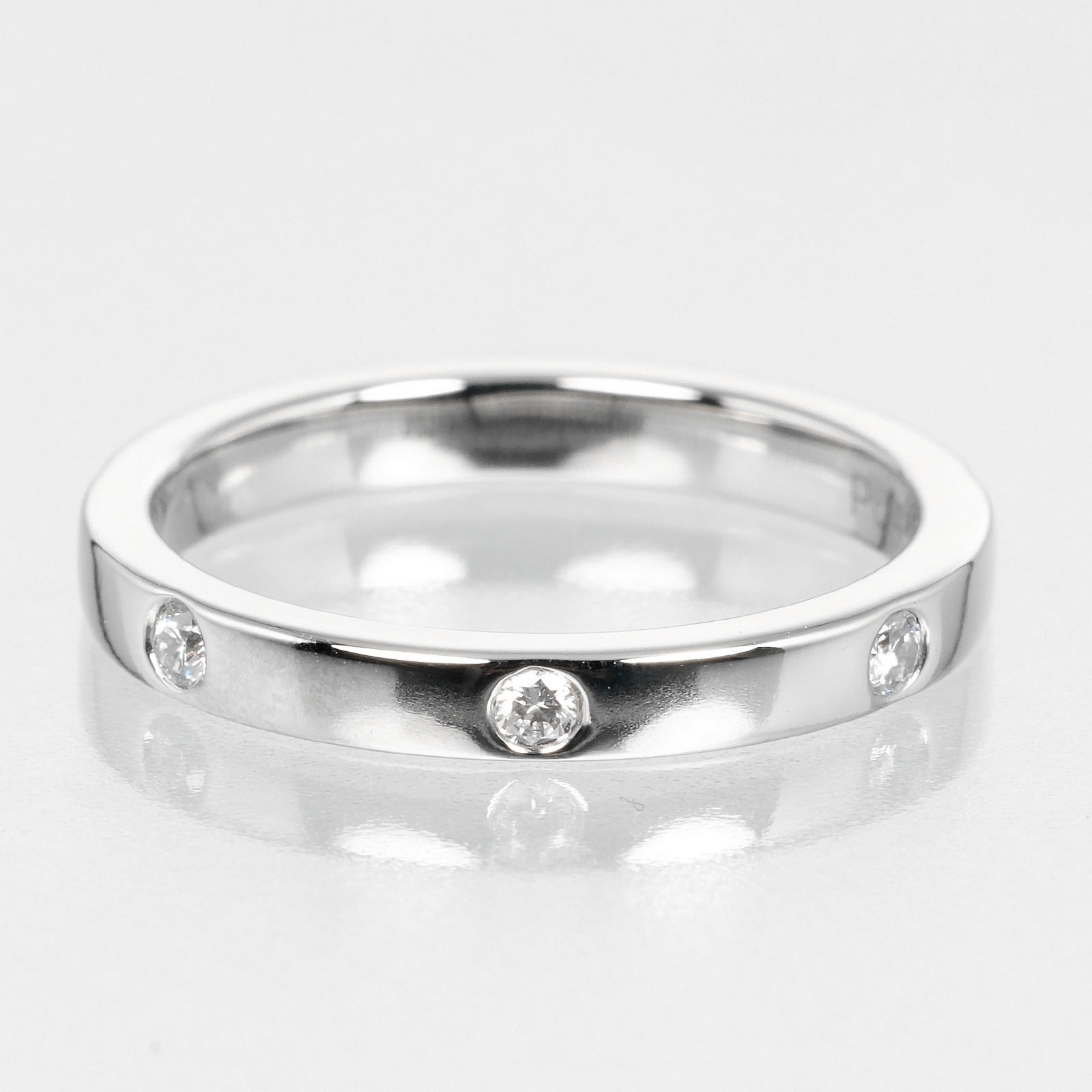 Chaumet Eternal Ribbon Marriage Ring Pt950 7P Diamond