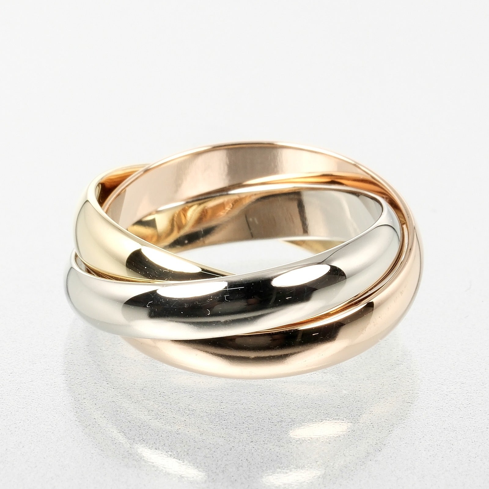 Cartier Trinity K18 Gold Ring