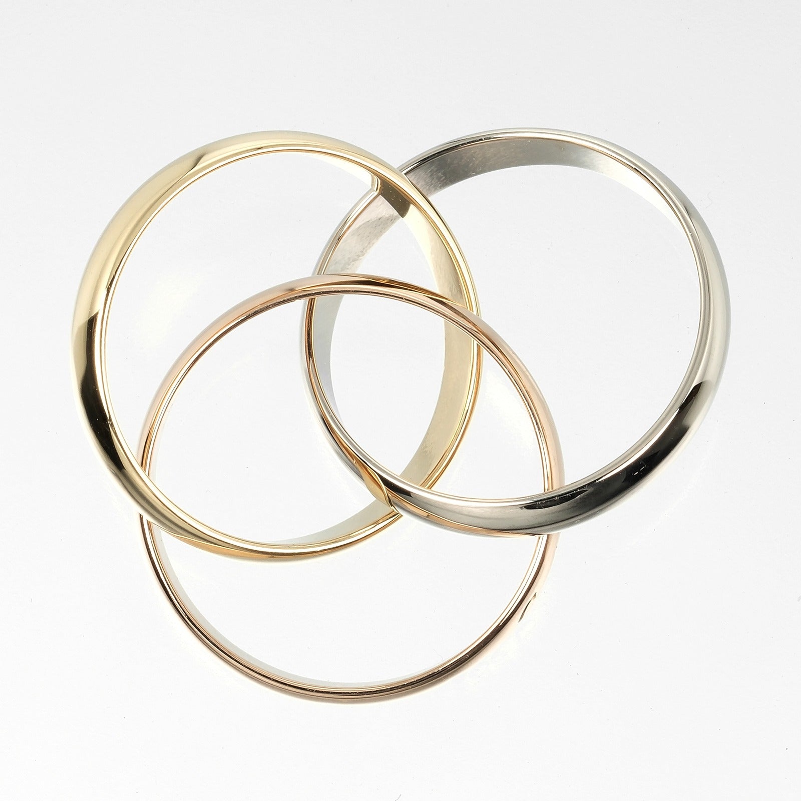 Cartier Trinity K18 Gold Ring