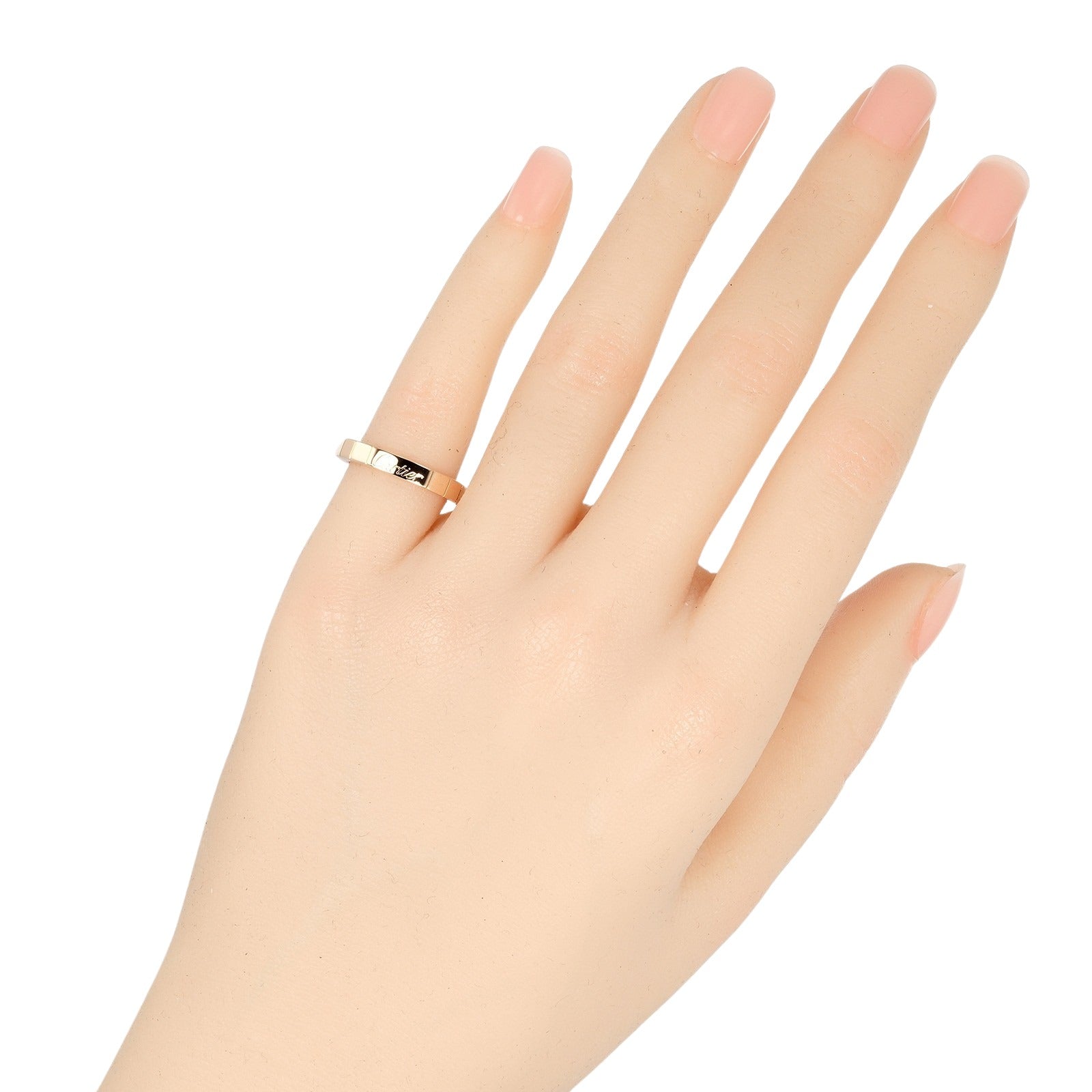 Cartier Pink Gold Ring Size 7