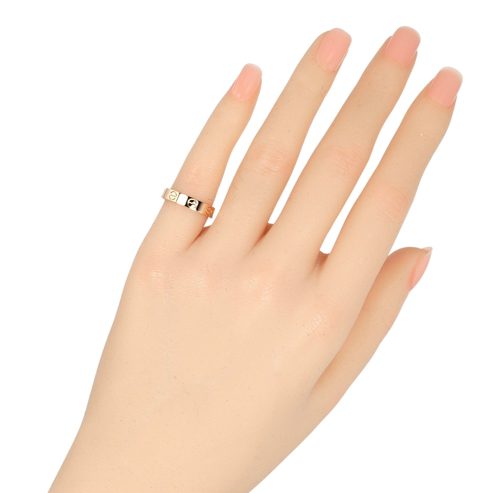 Cartier Mini Love Wedding Ring K18 Pink Gold