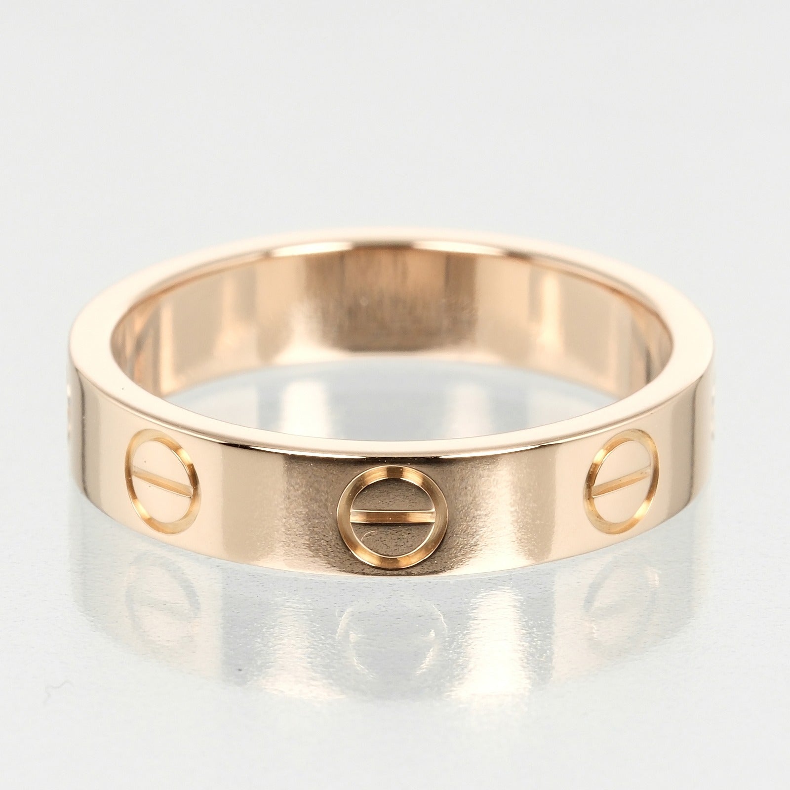 Cartier Mini Love Wedding Ring K18 Pink Gold