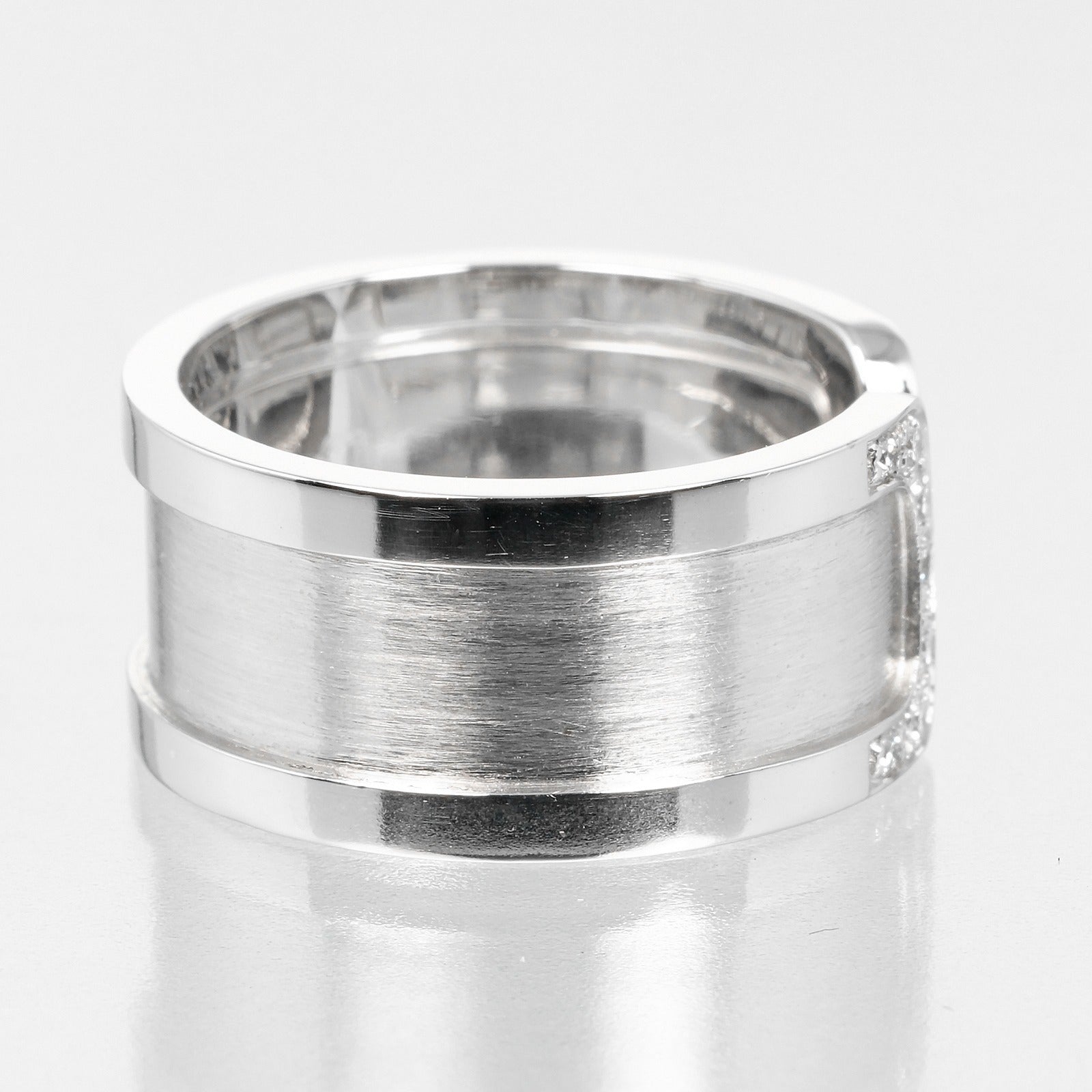 Cartier K18 White Gold Diamond Ring