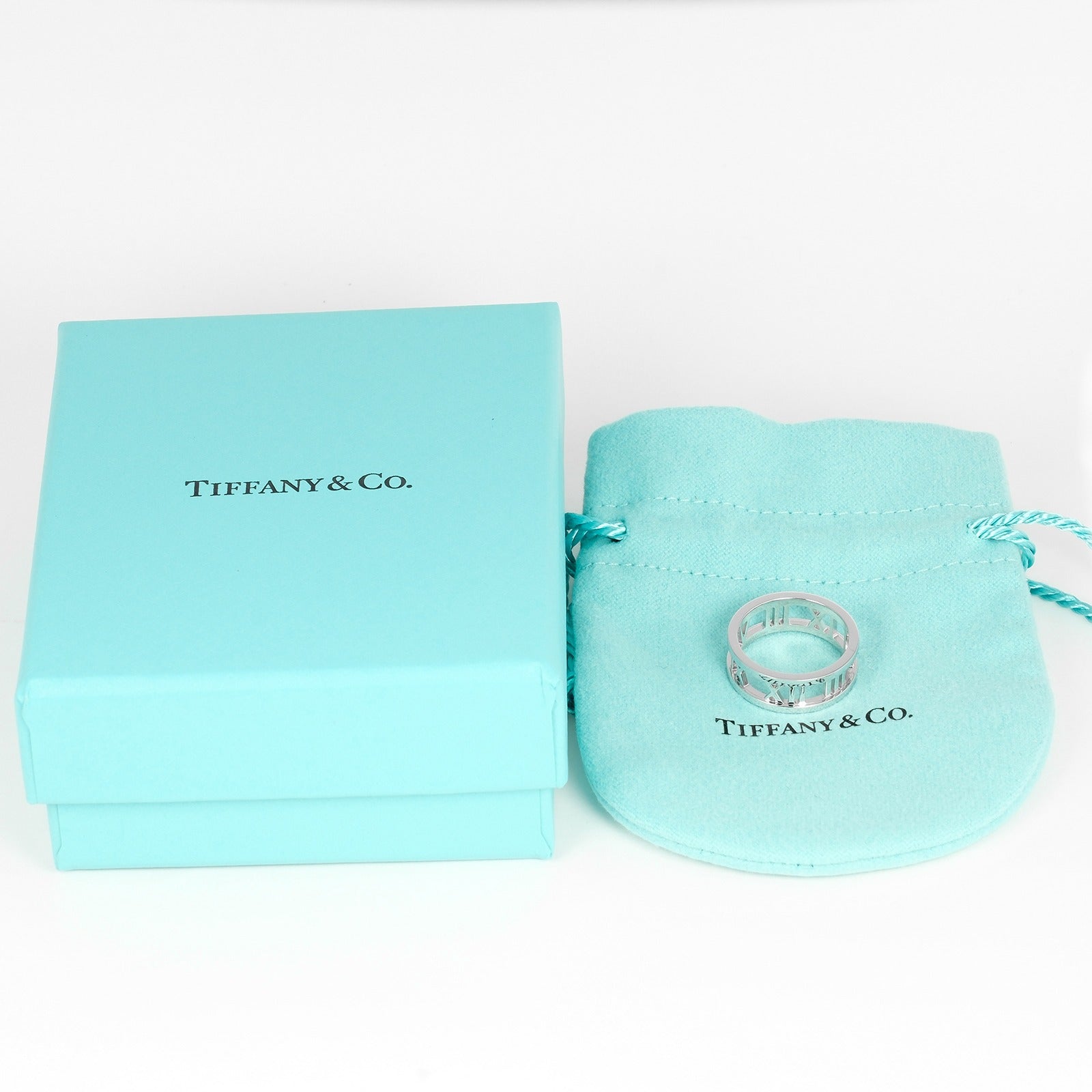 Tiffany & Co Open Atlas Ring K18 White Gold