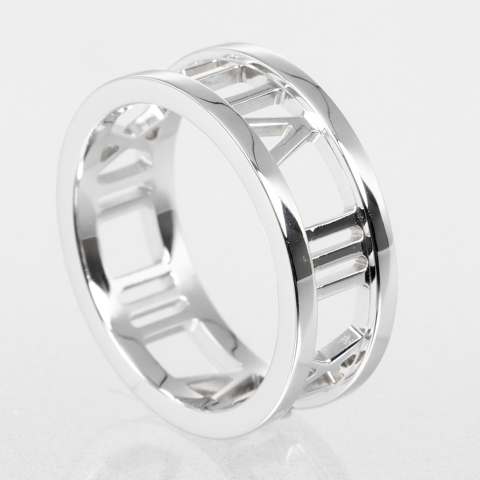 Tiffany & Co Open Atlas Ring K18 White Gold