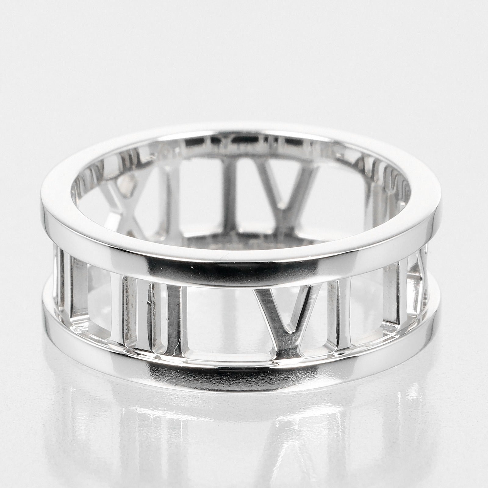 Tiffany & Co Open Atlas Ring K18 White Gold