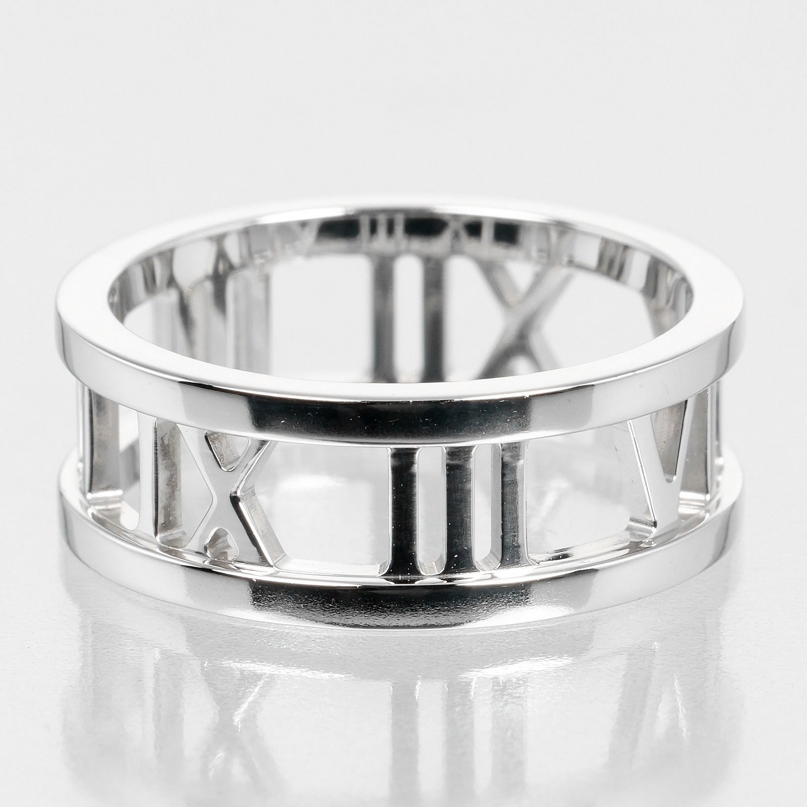 Tiffany & Co Open Atlas Ring K18 White Gold