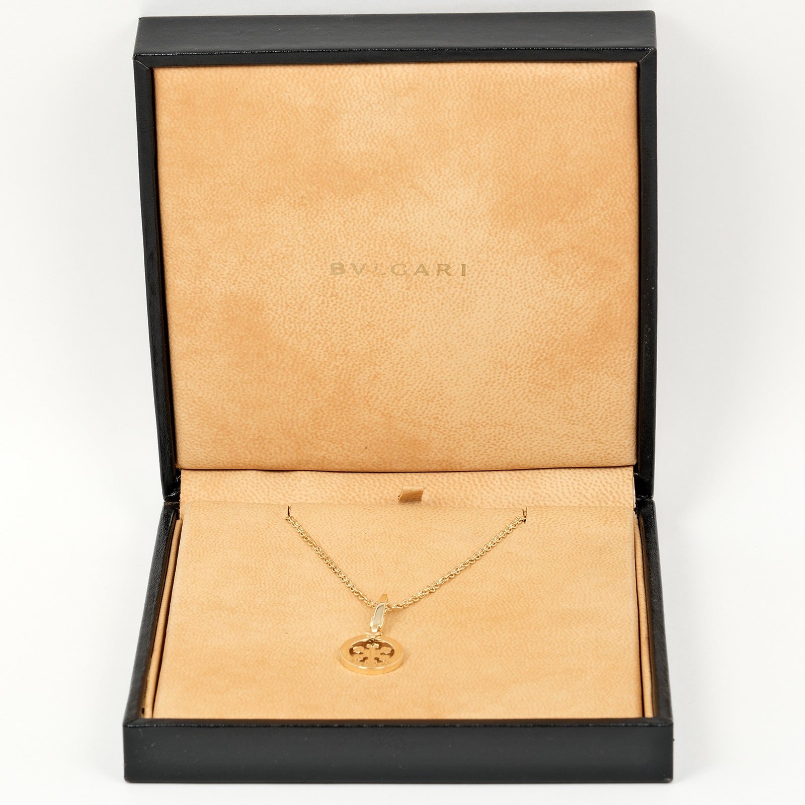 Bvlgari Tondo Snowflake Necklace K18YG Gold