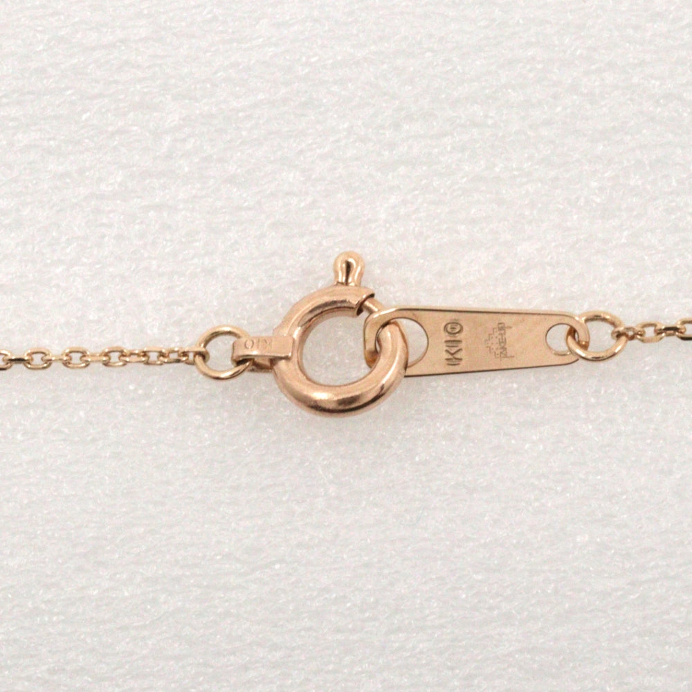 K10 Yellow Gold Diamond Heart Necklace