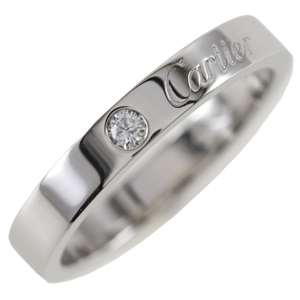 Cartier Pt950 Platinum Diamond Ring 10.5