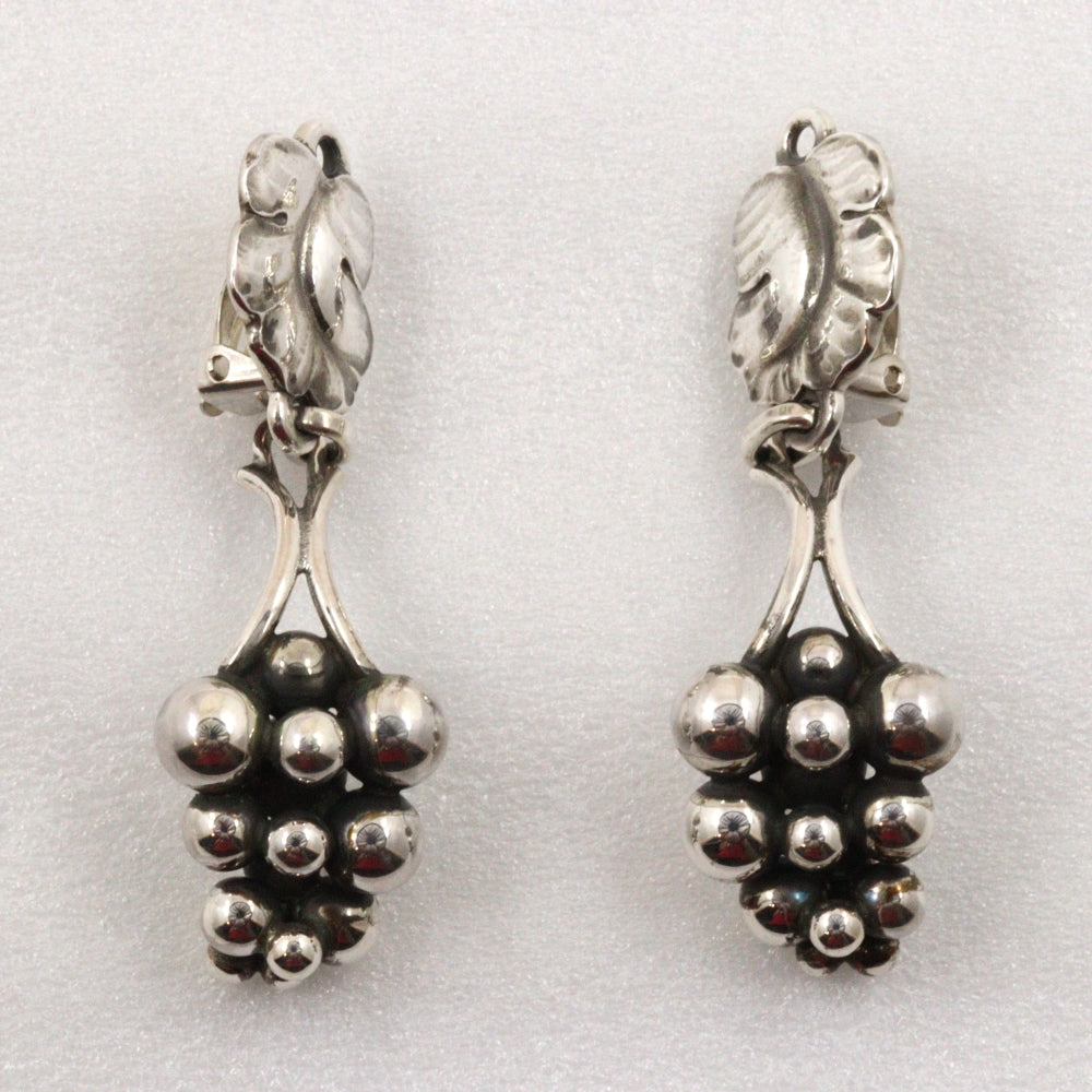 Georg Jensen Moonlight Grapes Earrings Silver 925