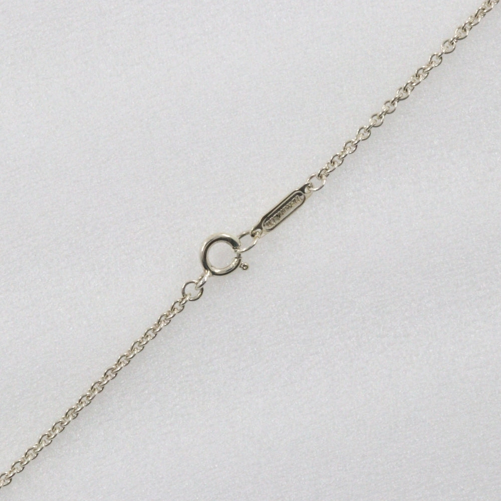 Tiffany Heart Ribbon Necklace Silver 925 K18 Gold