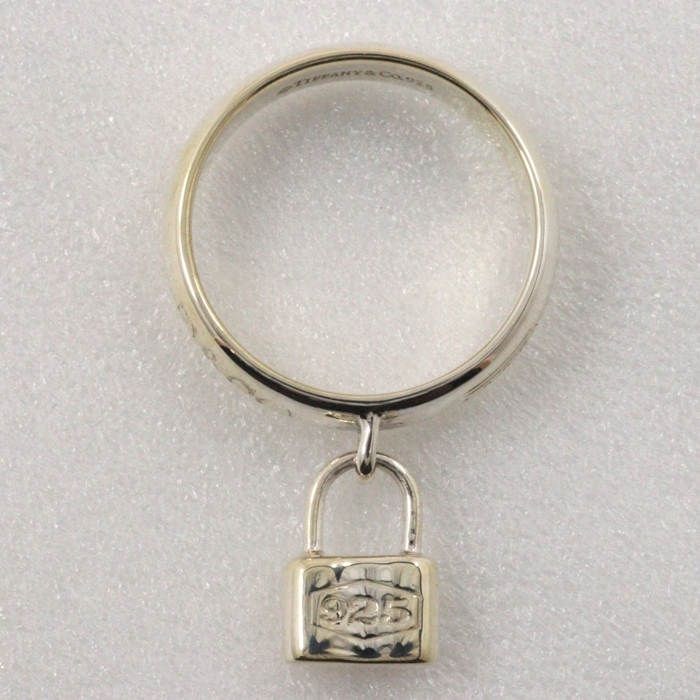 Tiffany & Co Silver 1837 Lock Ring 9.5