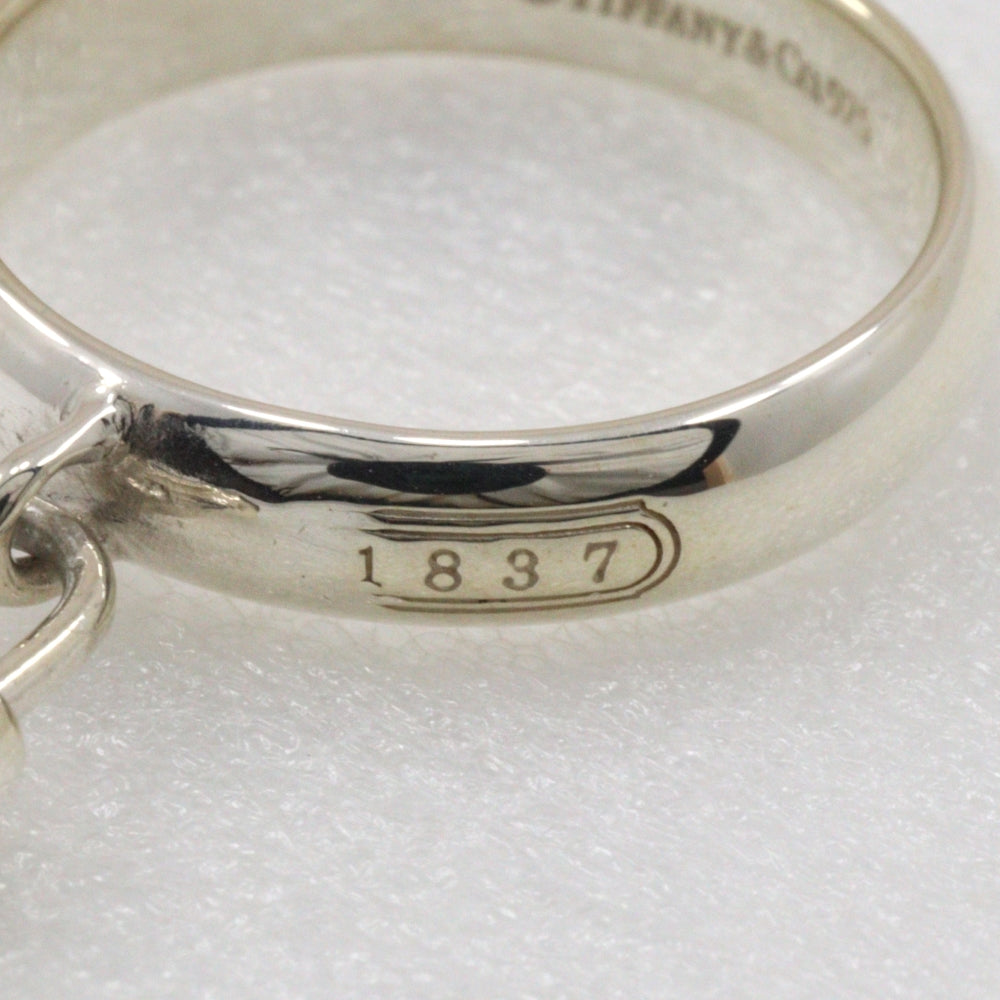 Tiffany & Co Silver 1837 Lock Ring 9.5