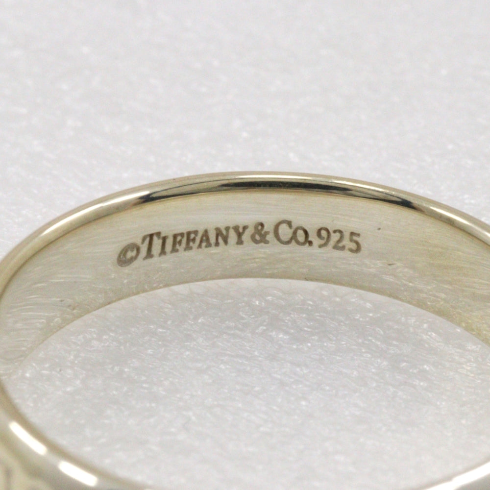 Tiffany & Co Silver 1837 Lock Ring 9.5