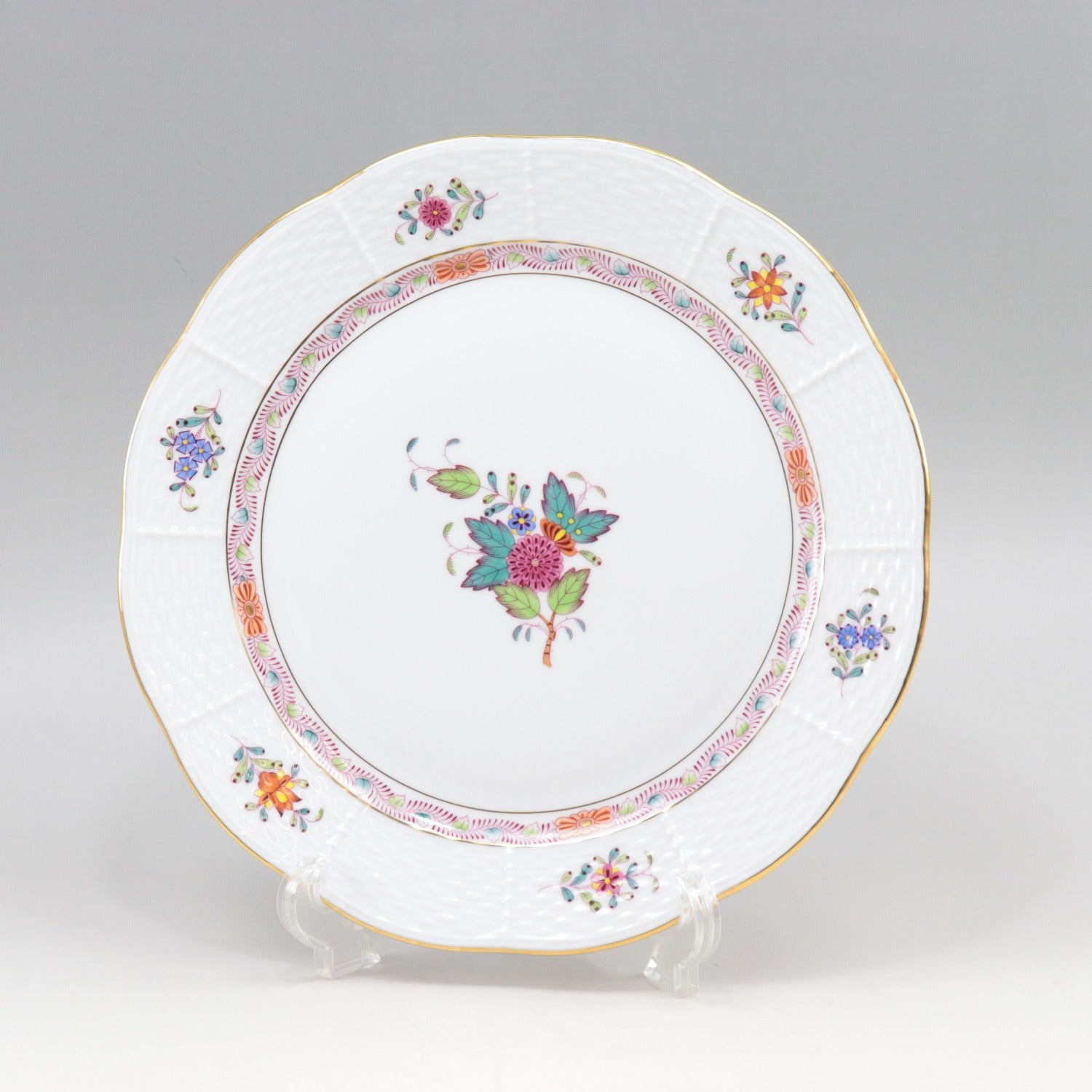 Herend Aponyi Flower Plate Set of 3