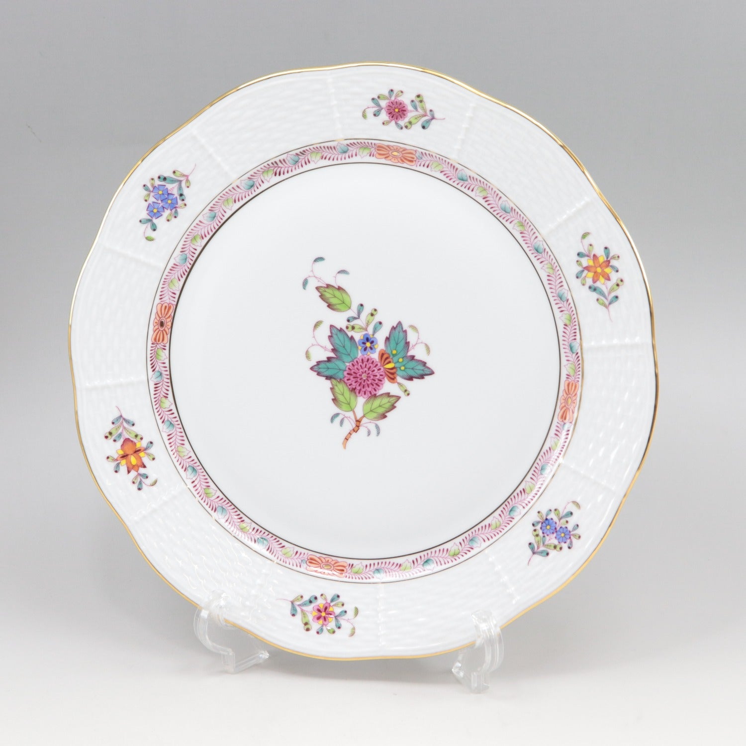 Herend Aponyi Flower 25cm Plate Set