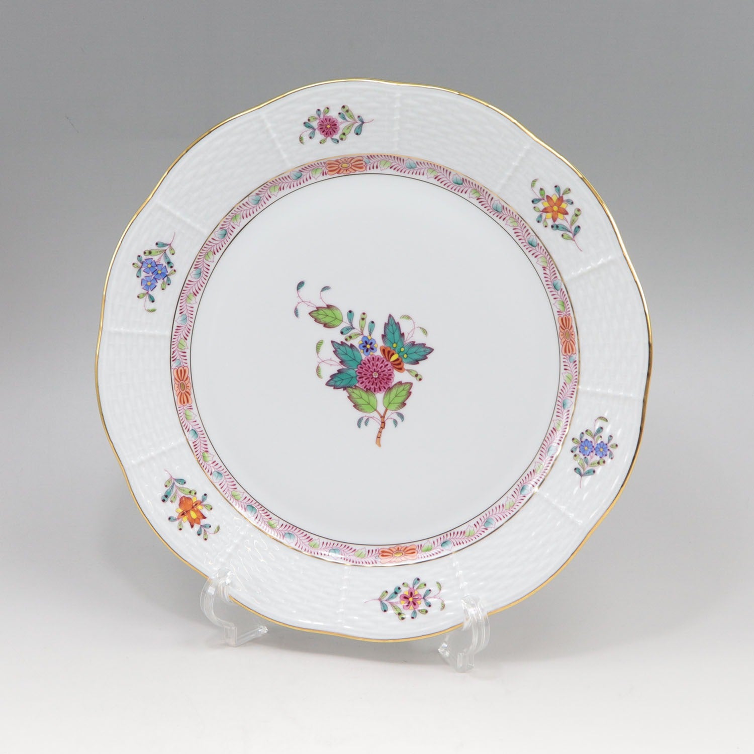 Herend Aponyi Flower 25cm Plate Set