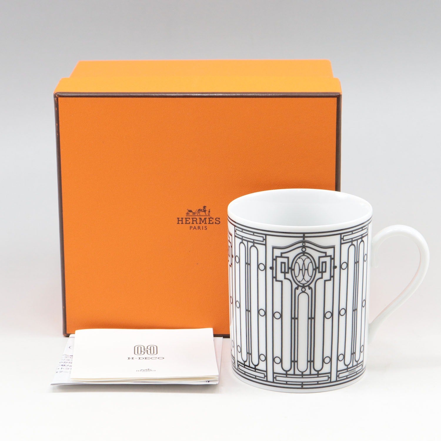 Hermes H Deco Porcelain Mug