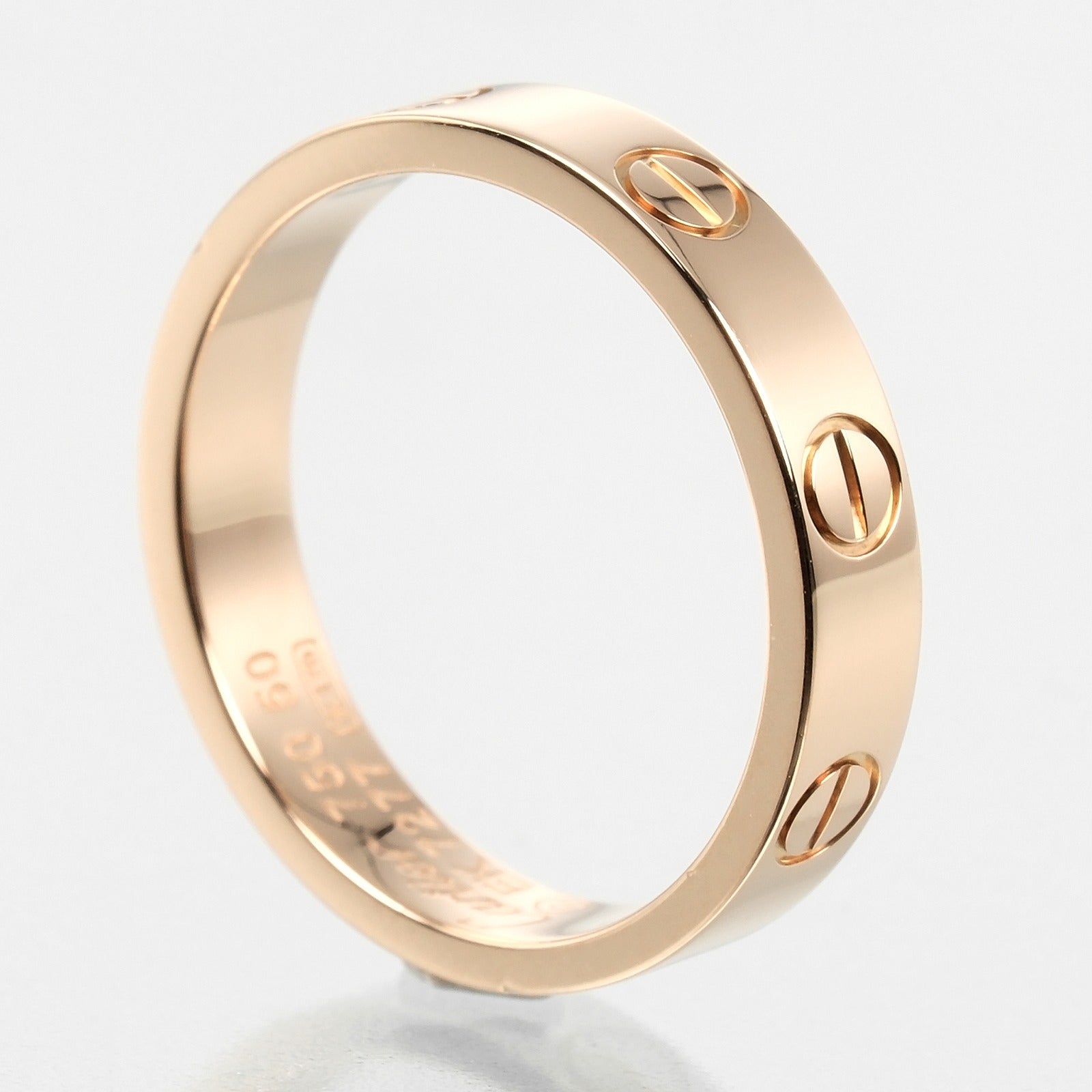 Cartier Mini Love Wedding Ring K18 Pink Gold