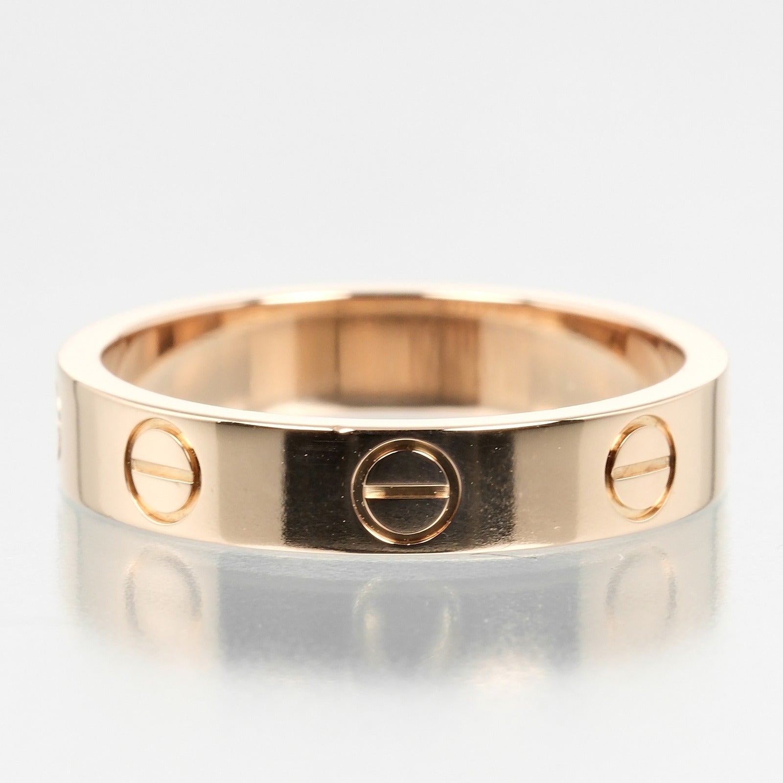 Cartier Mini Love Wedding Ring K18 Pink Gold