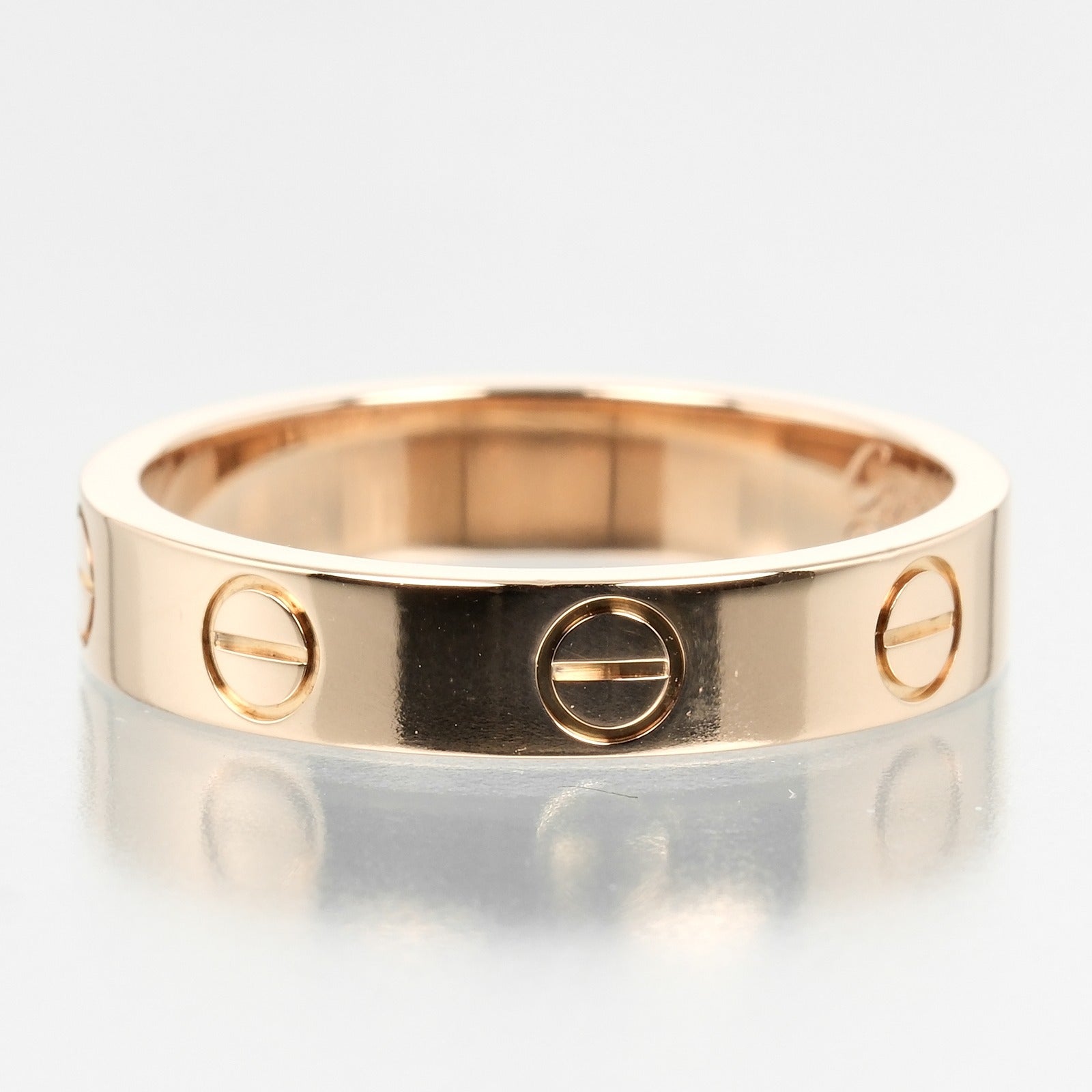 Cartier Mini Love Wedding Ring K18 Pink Gold