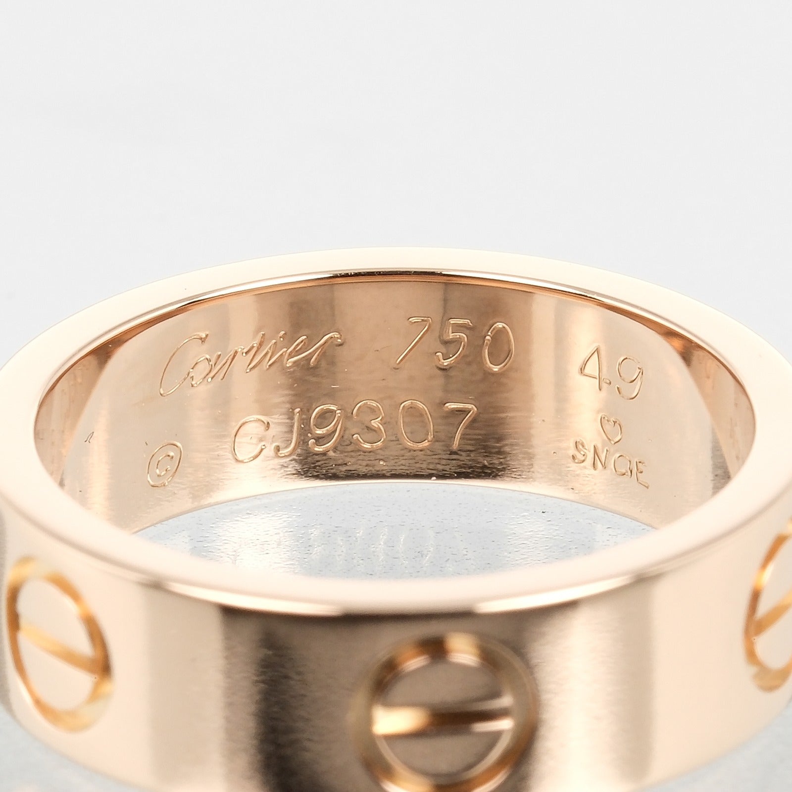 Cartier Love Ring K18 Pink Gold