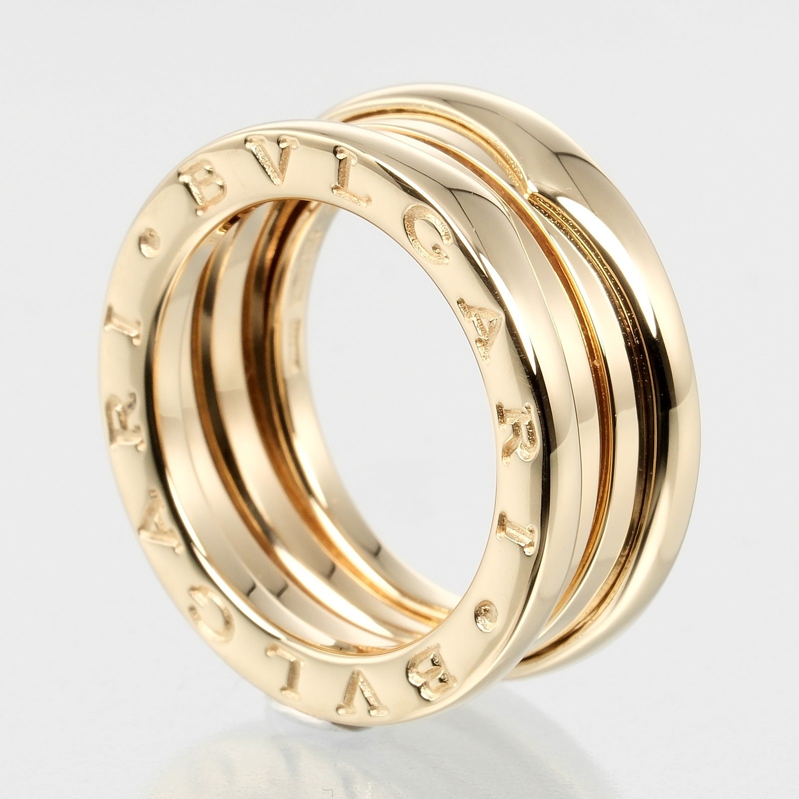 Bvlgari B.ZERO1 3 Band Ring K18 Yellow Gold