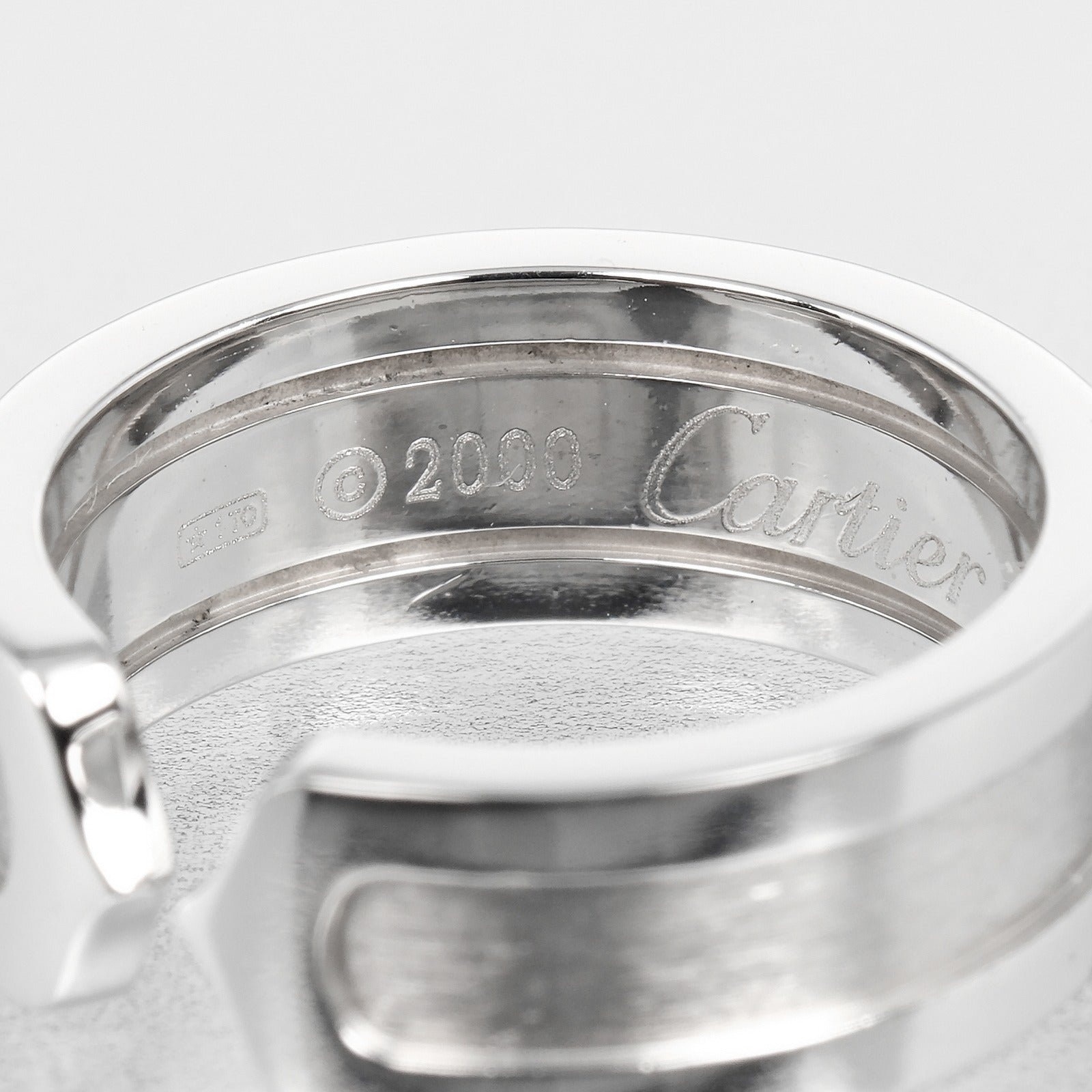 Cartier 2C Ring K18 White Gold