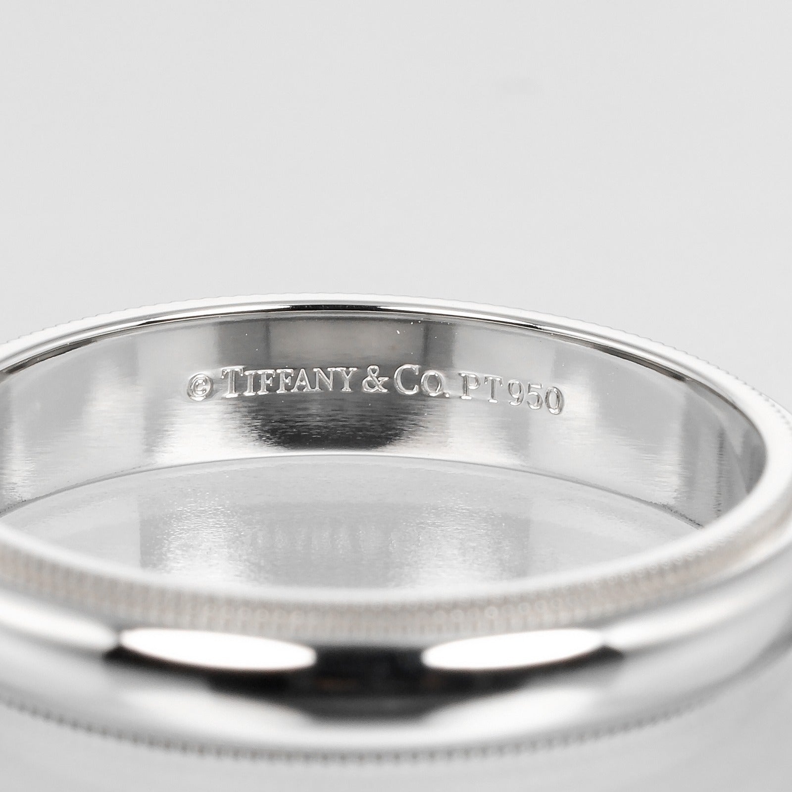 Tiffany & Co Together Milgrain Ring Pt950