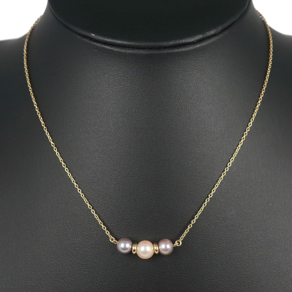 Tasaki Pearl Necklace 18K Yellow Gold