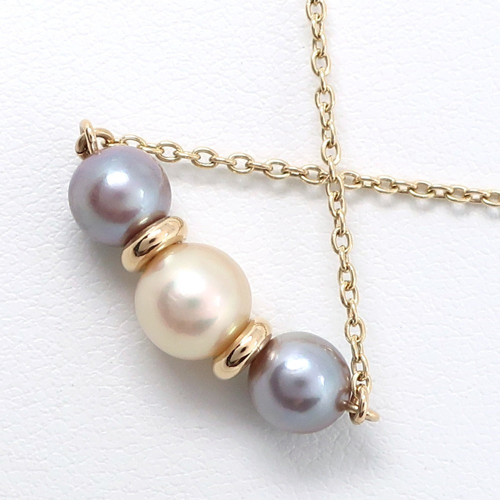 Tasaki Pearl Necklace 18K Yellow Gold