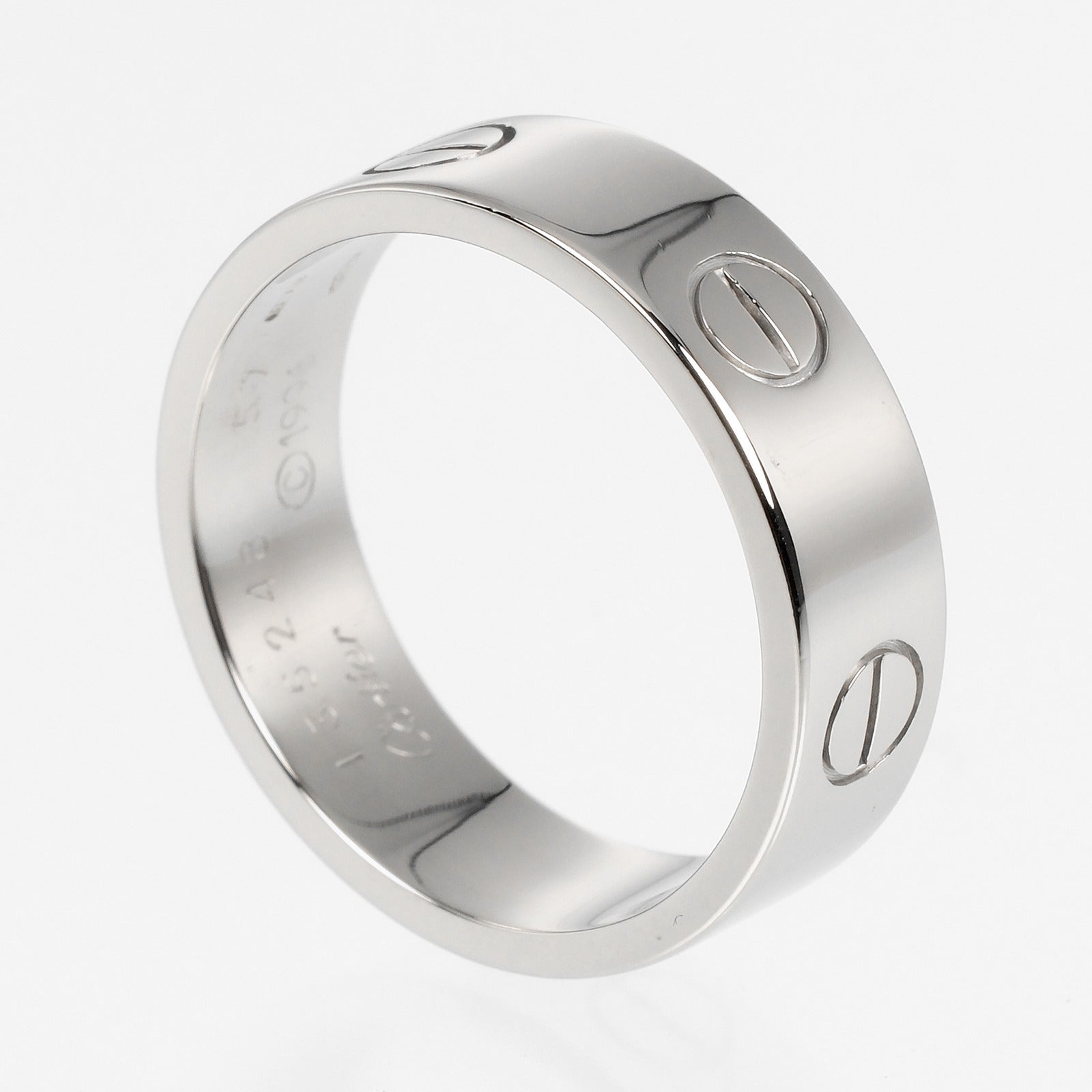 Cartier Love Ring K18 White Gold