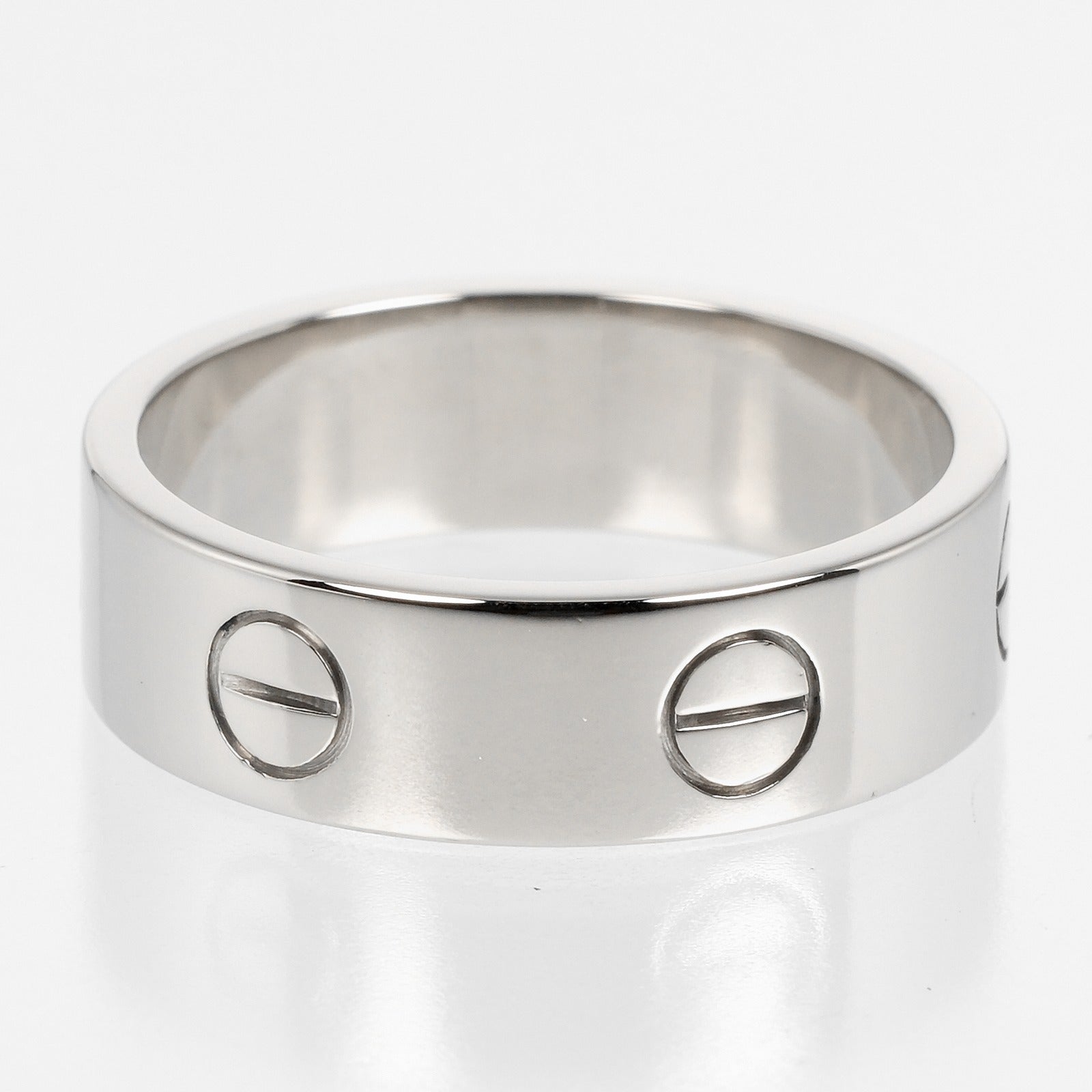 Cartier Love Ring K18 White Gold