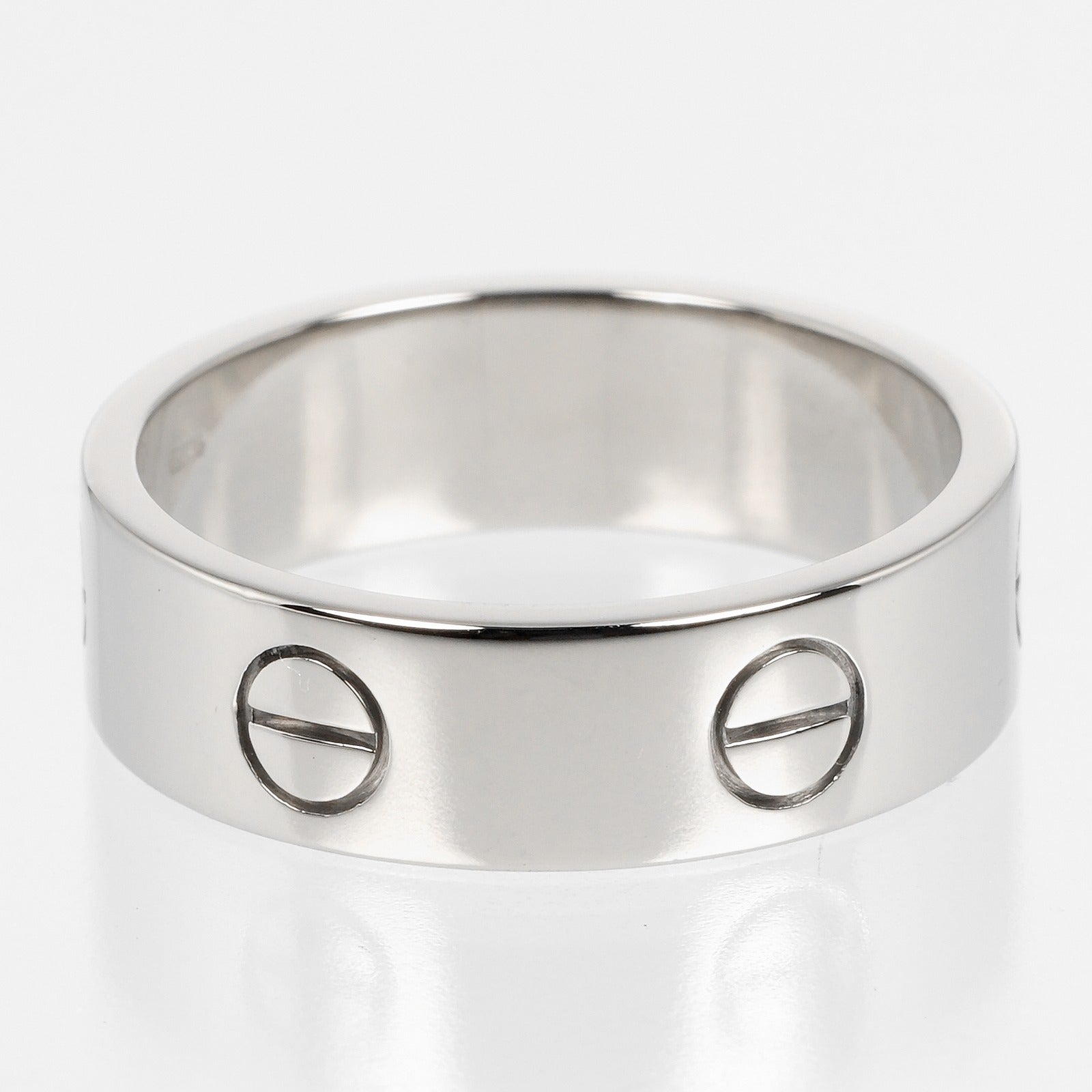 Cartier Love Ring K18 White Gold