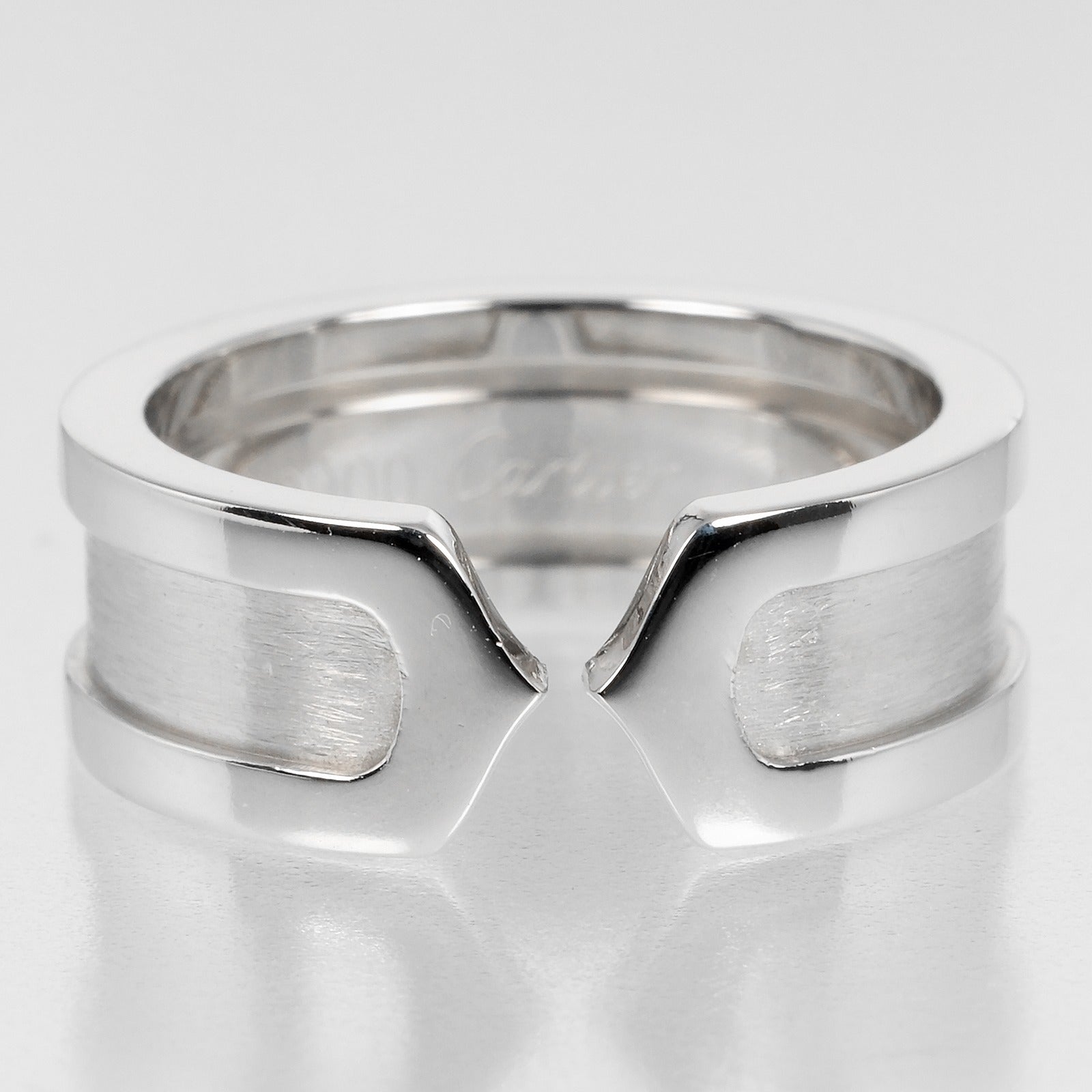 Cartier 2C Ring K18 White Gold